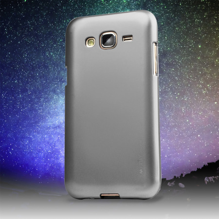 tyfoon Darts Sluiting Mercury Goospery iJelly Samsung Galaxy J5 2015 Gel Case - Grey