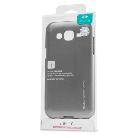 Mercury Goospery iJelly Samsung Galaxy J5 2015 Gel Case - Grey