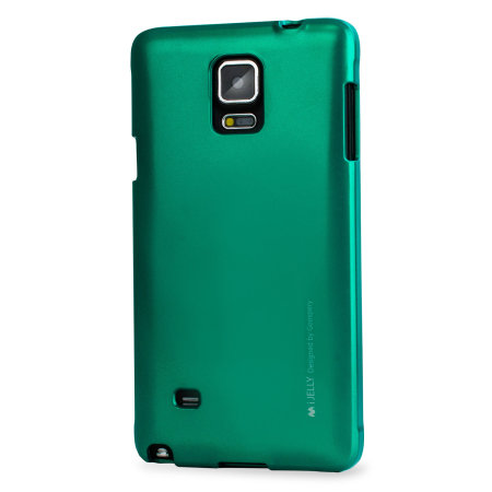 Mercury iJelly Samsung Galaxy Note 4 Gel Case - Metallic Green