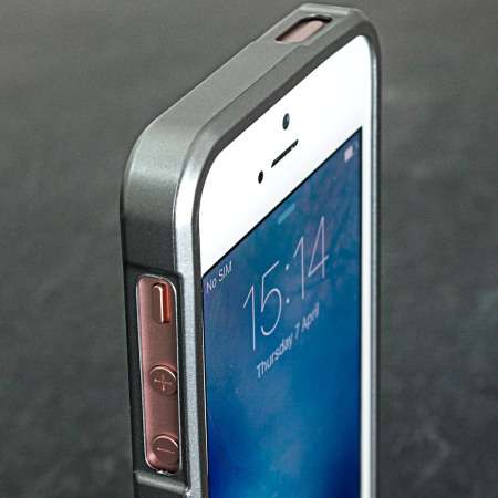 Mercury Goospery iJelly iPhone SE Gel Case - Metallic Grey