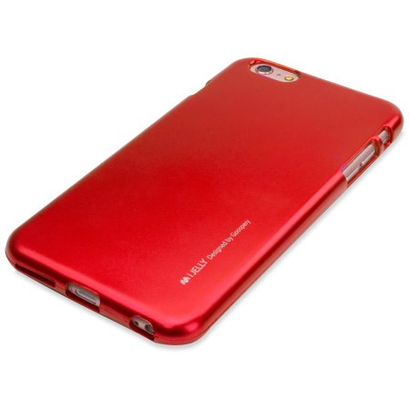 Mercury Goospery iJelly iPhone 6S / 6 Gel Case - Metallic Red