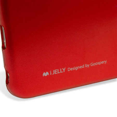 Mercury Goospery iJelly iPhone 6S / 6 Gel Hülle Metallic Rot