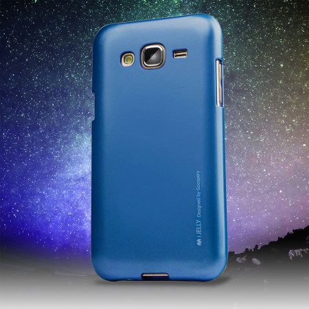 Mercury Goospery iJelly Samsung Galaxy J5 2015 Gel Case - Blue