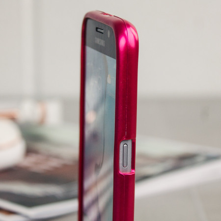 Mercury iJelly Metallic Case Samsung Galaxy S6 - Hot Pink