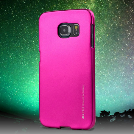 Mercury iJelly Samsung Galaxy S6 Edge Gel Case - Hot Pink
