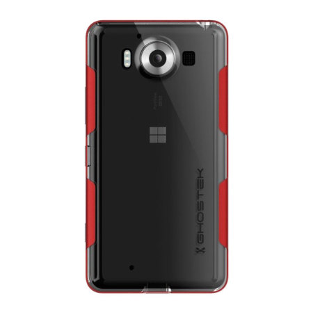 Ghostek Cloak Microsoft Lumia 950 Tough Case - Clear / Red