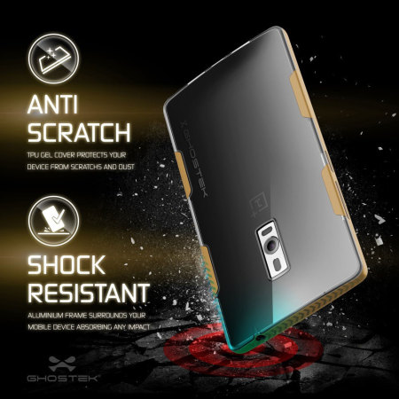 Ghostek Cloak OnePlus 2 Tough Case - Clear / Gold
