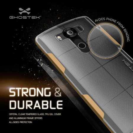 Ghostek Cloak LG V10 Tough Case - Clear / Gold
