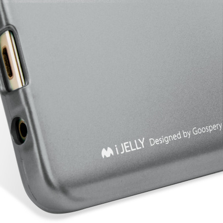 Mercury iJelly Samsung Galaxy Note 5 Gel Case - Metallic Grey