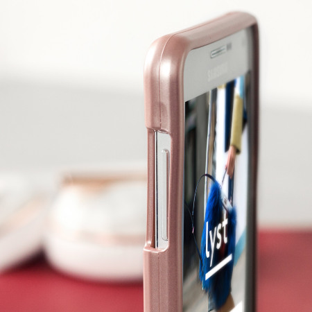 Mercury iJelly Metallic Case Samsung Galaxy A7 Rose Gold