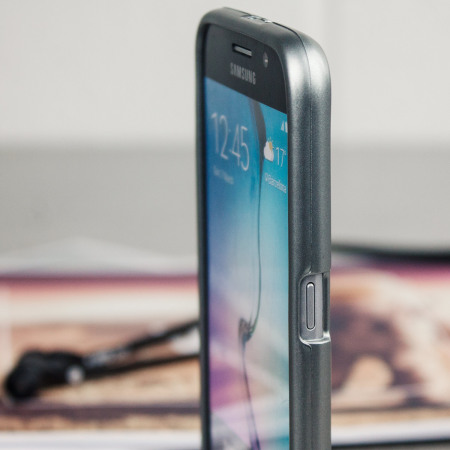 Mercury Goospery iJelly Samsung Galaxy S6 Gel Case - Metallic Grey
