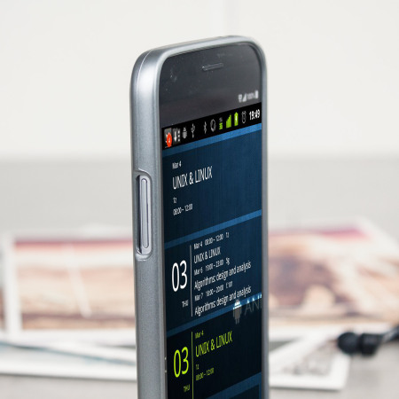 Mercury Goospery iJelly Samsung Galaxy S6 Gel Hülle Metallic Grau