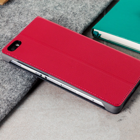 het winkelcentrum Gevestigde theorie Ongelijkheid Official Huawei P8 Lite Flip Cover Case - Red Reviews
