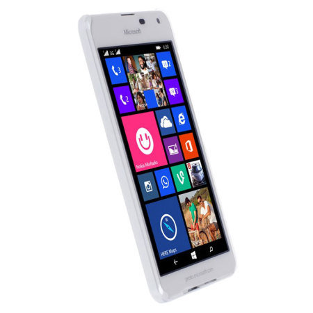 Krusell Boden Lumia 650 Cover - Frost White