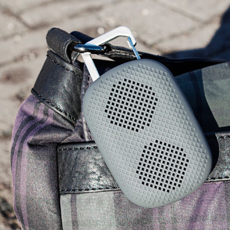 OnEarz Ultra Portable Clip & Go Bluetooth Speaker - Grey