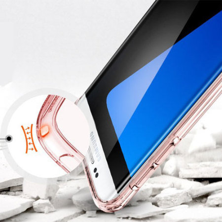 Spigen Ultra Hybrid Samsung Galaxy S7 Edge Skal - Kristallrosa