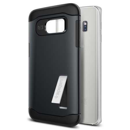 Spigen Slim Armor Samsung Galaxy S7 Edge Case - Metal Slate