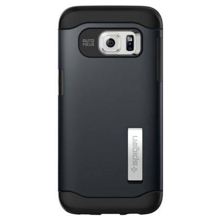 Spigen Slim Armor Samsung Galaxy S7 Edge Case - Metal Slate