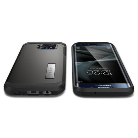 Spigen Tough Armor Samsung Galaxy S7 Edge Deksel - Gunmetal