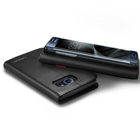 Housse Samsung Galaxy S7 Edge Spigen Portefeuille S - Noire