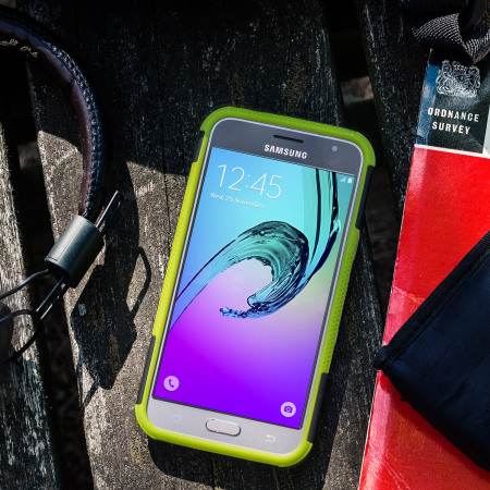 Olixar ArmourDillo Samsung Galaxy J3 2016 Protective Case - Green