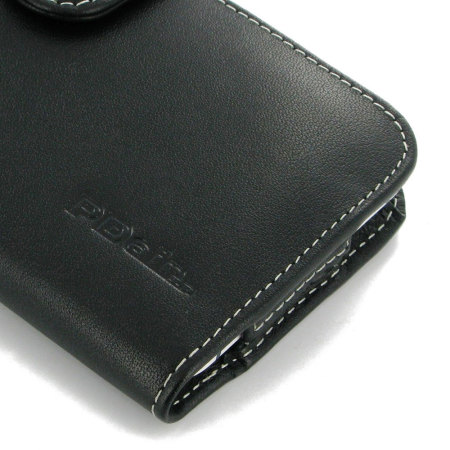PDair Horizontal Leather Nexus 6P Pouch Case - Black
