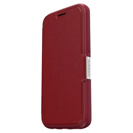 Housse Portefeuille OtterBox Strada Samsung Galaxy S7 Cuir - Rouge