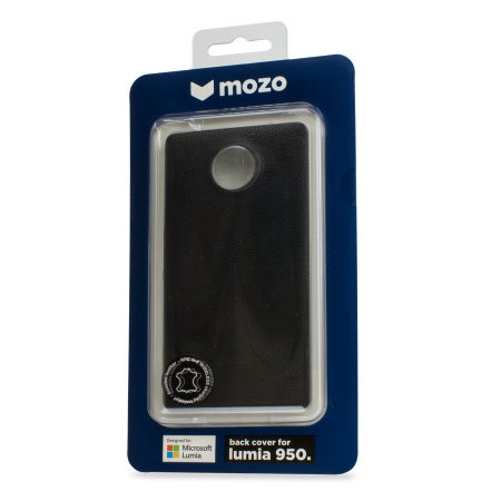 Mozo Microsoft Lumia 950 Wireless Charging Back Cover - Black Rim