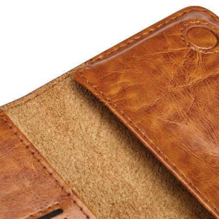 Jison Case Universale Smartphone Ledertasche Wallet Case in Braun