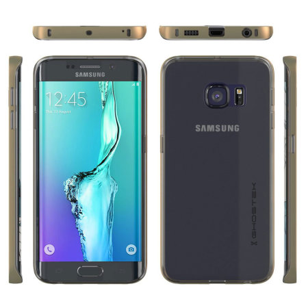 Ghostek Cloak Samsung Galaxy S6 Edge Plus Tough Case - Clear / Gold