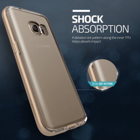 Funda Samsung Galaxy S7 VRS Design Crystal Bumper - Oro