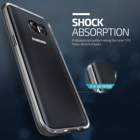 VRS Design Crystal Bumper Samsung Galaxy S7 Edge Hülle Stahl