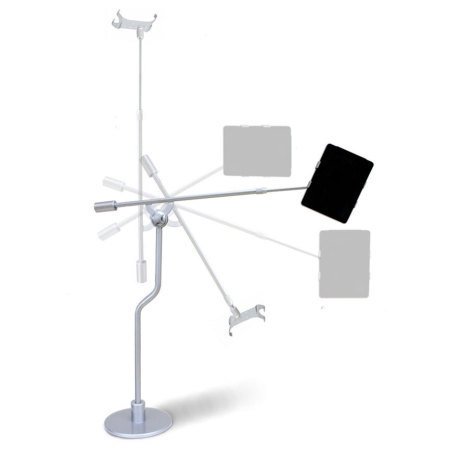 FLOTE m2 Adjustable Floor & Bed Premium Universal Metal Tablet Stand