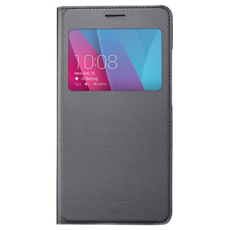 Original Huawei Honor 5X View Flip Case Tasche in Grau