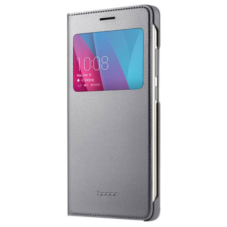 Original Huawei Honor 5X View Flip Case Tasche in Grau