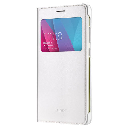 Housse Officielle Huawei Honor 5X View Flip - Blanche