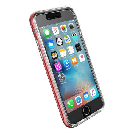 Coque iPhone 6S / 6 Ghostek Cloak Tough – Transparent / Rouge