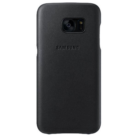 Official Samsung Galaxy S7 Leather Cover - Black