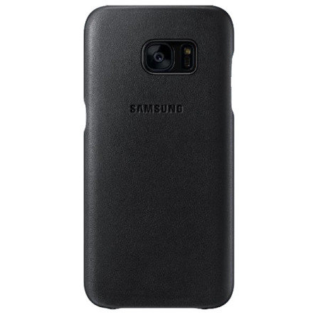 Official Samsung Galaxy S7 Edge Leather Cover - Black