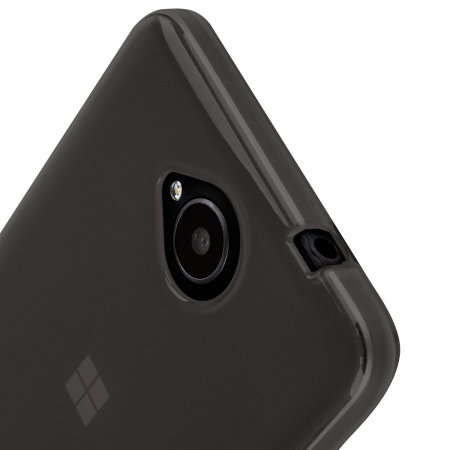 Coque Microsoft Lumia 650 Gel FlexiShield - Noir Fumée