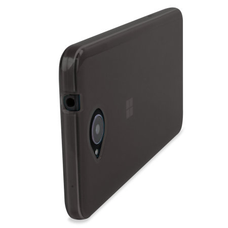 Coque Microsoft Lumia 650 Gel FlexiShield - Noir Fumée