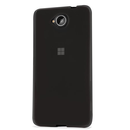 Funda Microsoft Lumia 650 Olixar FlexiShield Gel - Negra Ahumada