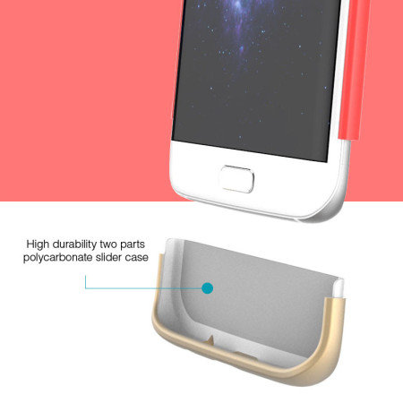 Prodigee Accent Samsung Galaxy S7 Edge Case - Blush / Gold