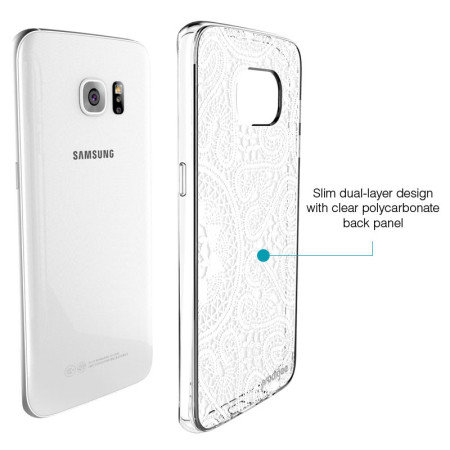 Prodigee Scene Galaxy S7 Edge Case - White Lace