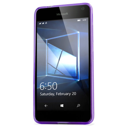 Coque Microsoft Lumia 650 Gel FlexiShield - Violette