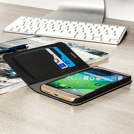 Housse LG G5 Olixar Portefeuille Support Simili Cuir - Noire