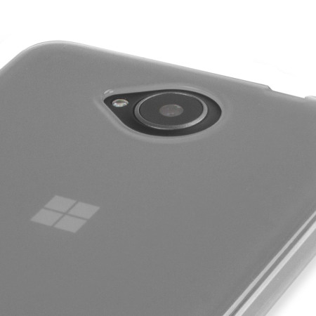 FlexiShield Microsoft Lumia 650 suojakotelo- Huurteisen valkoinen