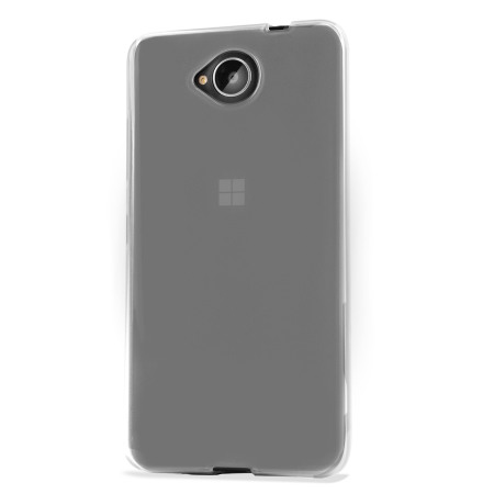 FlexiShield Microsoft Lumia 650 suojakotelo- Huurteisen valkoinen