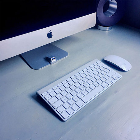 Wiplabs iMacompanion Front Facing USB 3.0 iMac Port - Silver
