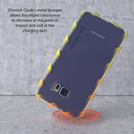 Ghostek Cloak Samsung Galaxy S6 Tough Case - Clear / Red